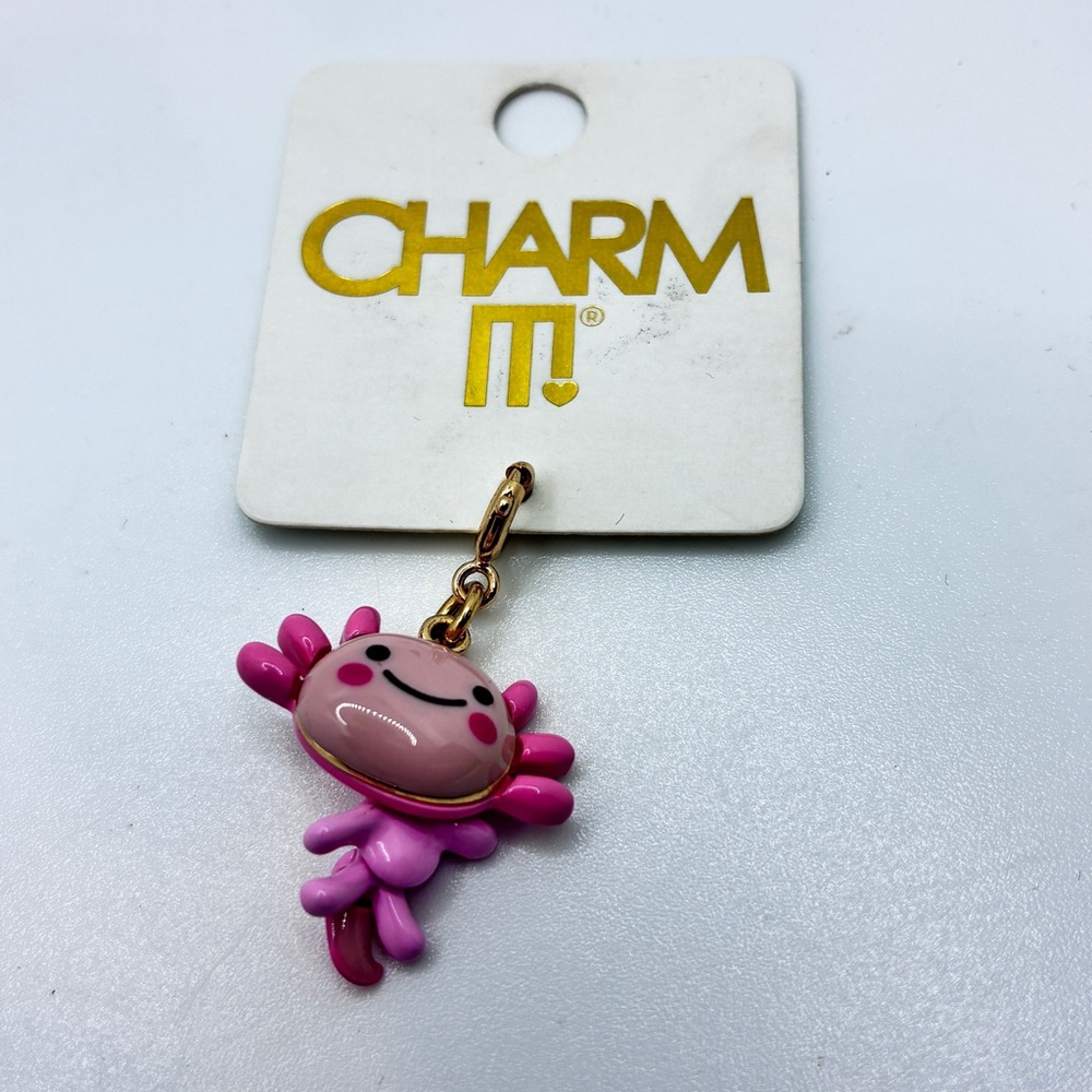 Charm It! Gold Swivel Axolotl Charm New With Tags